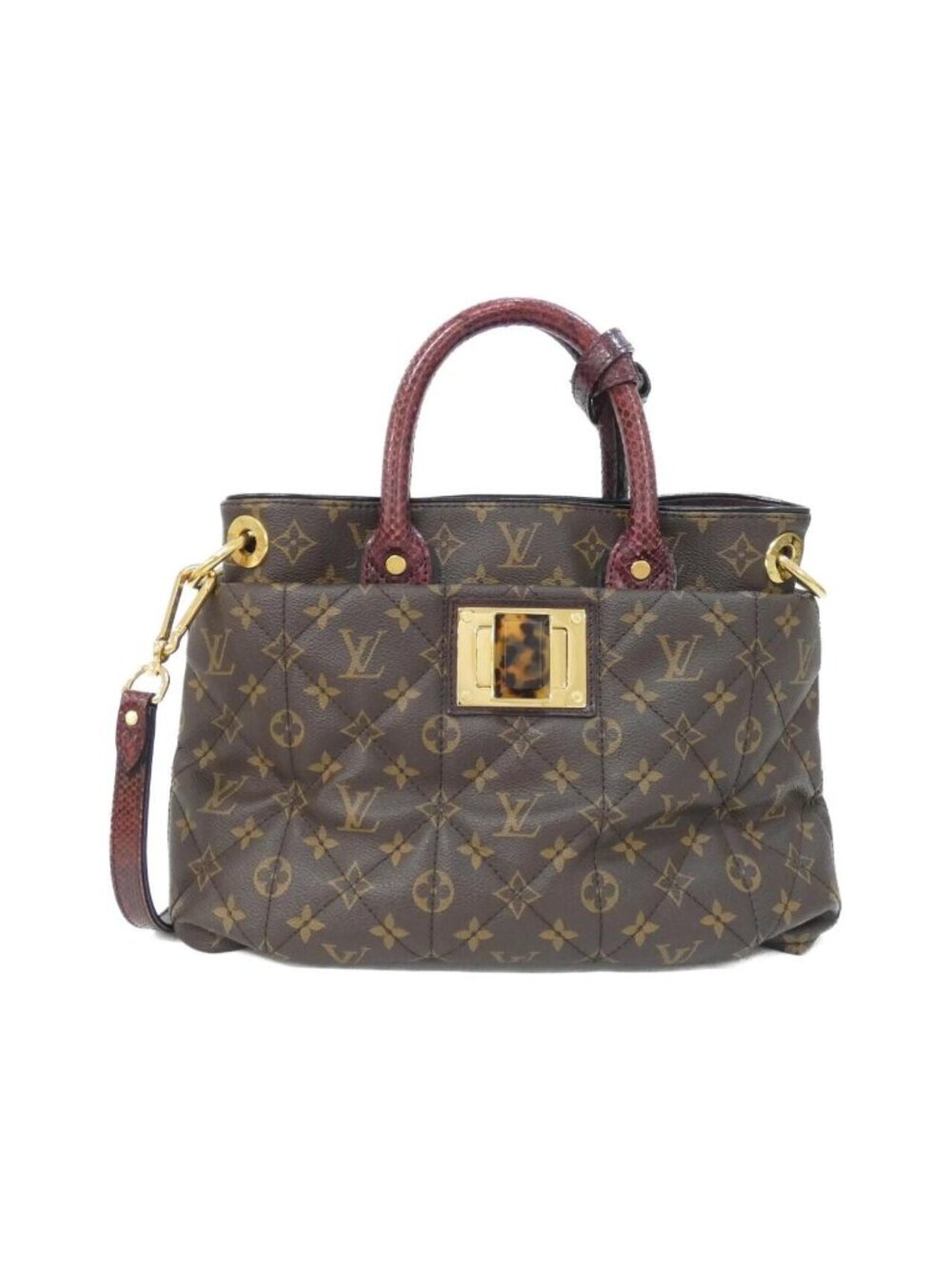 Louis Vuitton Vintage Monogram Exotic Tote Bag MM